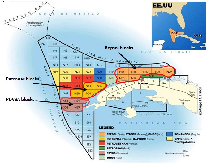 http://www.behindthenews.co.za/wp-content/uploads/2016/09/Cuban-Petroleum-Exploration-Concessions.jpg