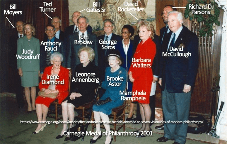 Photos Image Surfaces Oof Dr Fauci With George Soros Bill Gates Sr David Rockefeller More